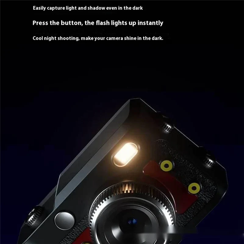 CABE-School Life Memory Thumb Camcorder 1080P HD Digital Camera Mini Retro Student Gift Portable Video Recording Device Videogra