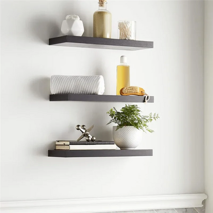 A69efloating Shelves For Wall,16In Wood Wall Shelf For Room Decor/Storage/Display,For Bedroom,Bathroom,Living Room,Kitchen