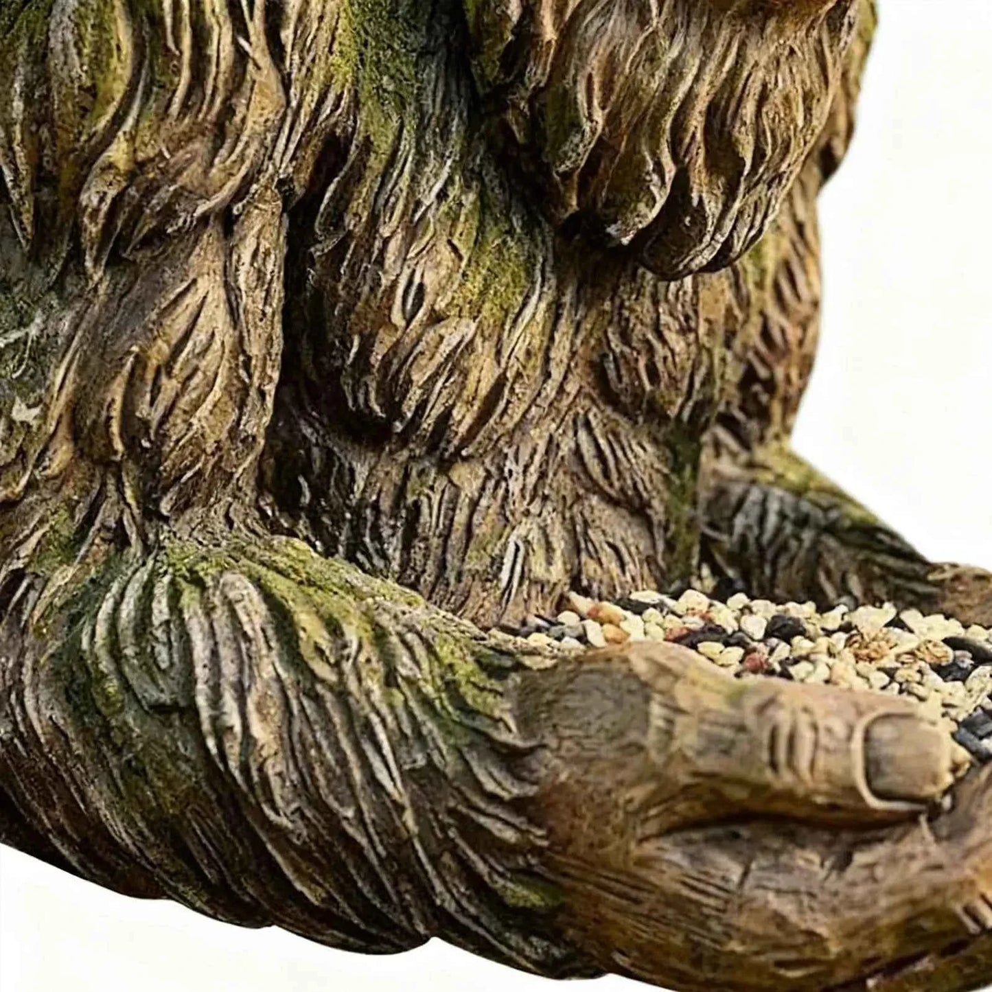 Bird Feeder Big-foot Garden Sculpture Yard Art Decoration Wild Bird Feeding Station funny resin statue Bird Feeding supplies