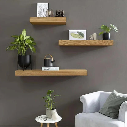 Solid Color Designer Shelf With Secret Compartment Concealed Floating Shelf Wall-Mounted Storage Solution Hidden Furniture