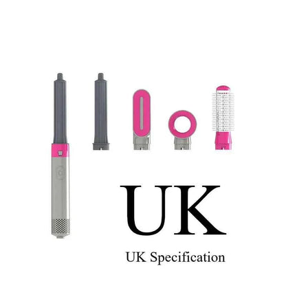 5-in-1 Negative Ion Automatic Curling Iron Multifunction Convenient Hair Dryer Volume Straight Hot Air Comb Curly Girl Method