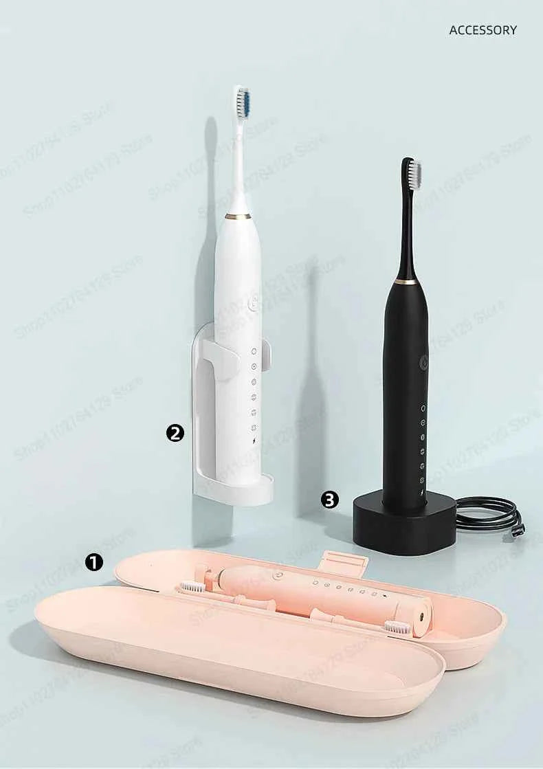 Xiaomi Mijia Sonic Electric Toothbrush Smart Timing Tooth Brush Teeth Whitening Fast Charging Base Toothbrush Replacement Head