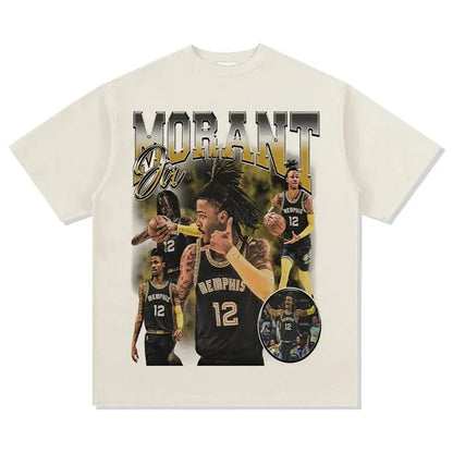 Oversized Men T Shirts US Street Basketball Printed Short Sleeve Hip-Hop Y2K Tees Commute Casual O-neck Tops Cool Boy T-shirts