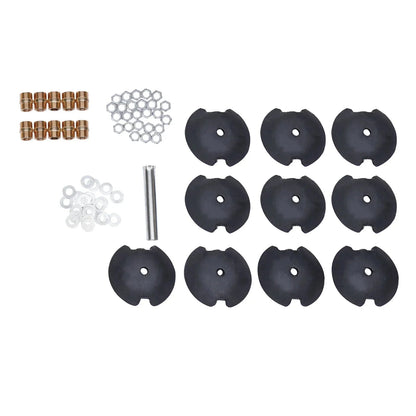 10Pcs Versatile Wedding stands Metal Trumpet Holders Vases For Weddings, Party Decorations