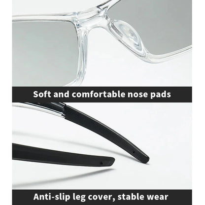 Photochromic Polarized Sports Vintage Sunglasses Men Women Fishing Cycling Driving Mountaineering Chameleon Sun Glasses UV400