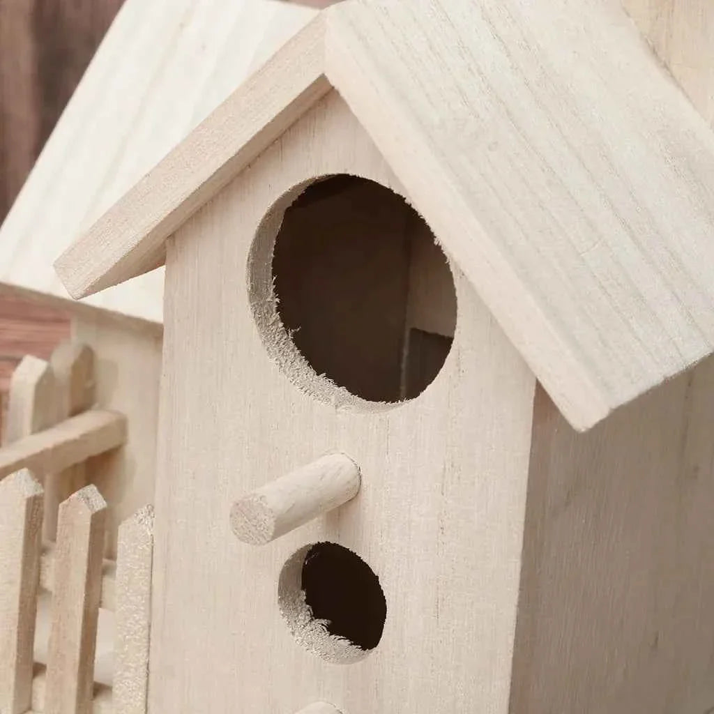 Wooden Bird Houses Bluebirds Home Small Bird House For Outside Garden Unfinished Bird Houses To Paint For Bird Watching