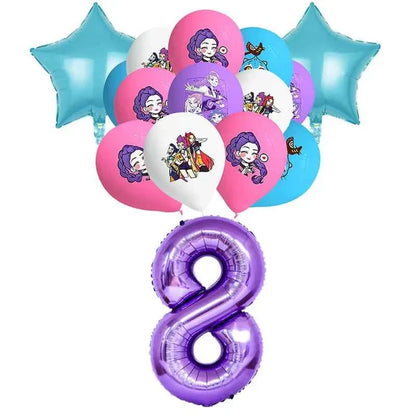 K-Pop Demon Hunters Birthday Decorations Girls Birthday Party Tableware Balloons Set Cup Plates Girls Favor Kpop Warriors Supply