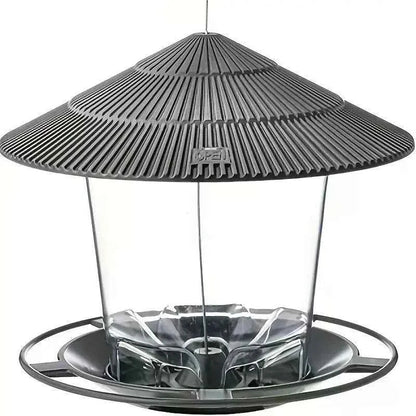 Bird Feeder Automatic Hanging Outdoor Garden Gazebo  Bird Feeding Container With Hang Rope House Decor Pet Supplies