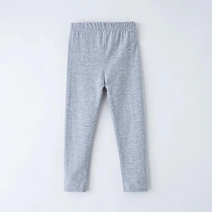 Girls' Leggings For Spring And Summer Suitable For Wearing Outside. They Are Thin-Style, Slim-fitting long Trousers For Childre