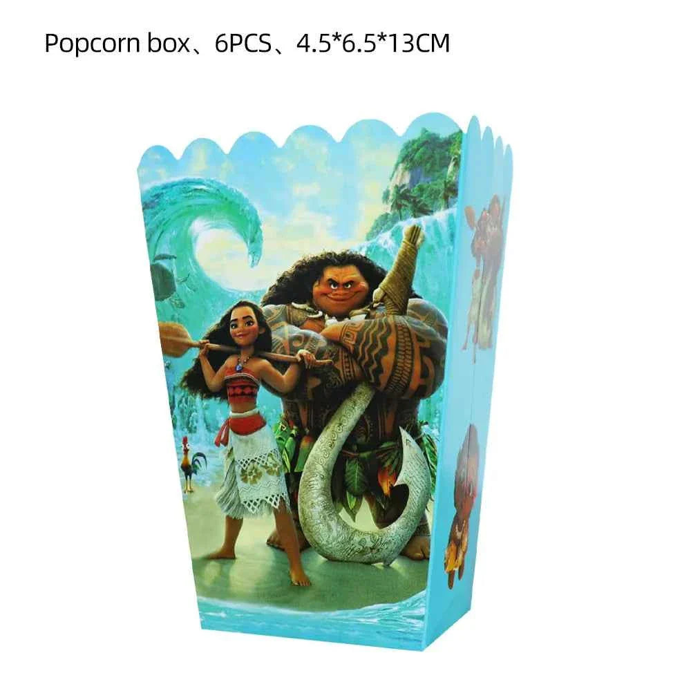 Moana Party Decorations Balloons Set Tableware Napkins Cups Plates Backdrop Kit Disney Vaiana Theme Happy Birthday Deco Supplies