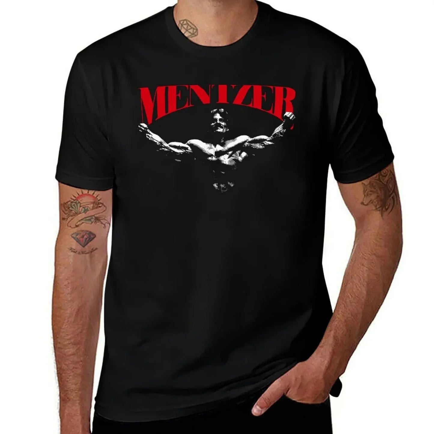 Mike Mentzer T-Shirt Gym Wear T-Shirt man t shirt cotton t shirts for man cotton funny T-Shirt