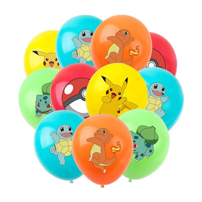 Pokemon Birthday Party Decorations Paper Tableware Plates Napkins Cups Pikachu Birthday Tablecloth Party Supplies Children Gifts