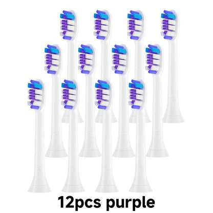 4/8pcs Replacement Toothbrush Heads Compatible with Philips Sonicare Soft Replacement Electric Brush Head 4100 6500 6100 7500 5