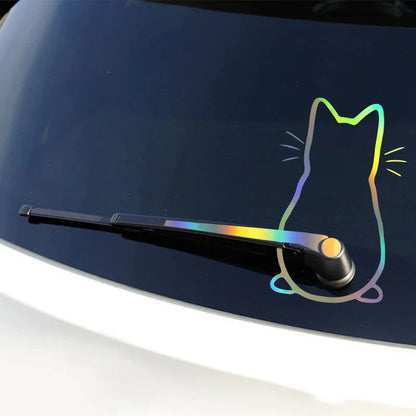 Car interior stickers Art design Animal stickers Window rear glass