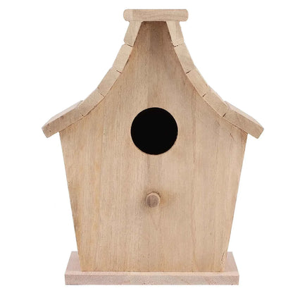 Wood Bird House Breeding Box Hanging Bird House Pet Supplies for Parrots Budgerigar Small Birds Hanging Bird House Bird Supplies