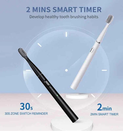 Electric Toothbrush Ultra Thin Intelligent Sonic Electric Toothbrush 3 Operating Modes Type-C Charging Interface Whitening Teeth