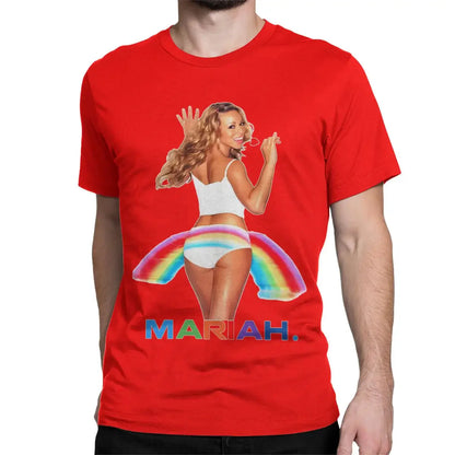 Mariahs T-Shirts for Men Women Creative 100% Cotton Tees Crew Neck Short Sleeve T Shirt Printed Tops