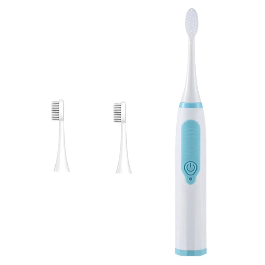 Sonic Electric Toothbrush for Men and Women Adult Household Non Rechargeable Soft Hair IPX6 Waterproof