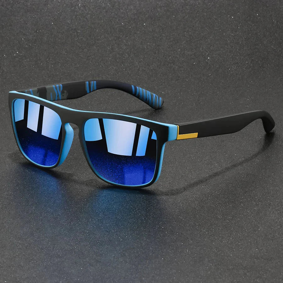 Fashion Vintage Square Sunglasses Men Women Fishing Driving Man Luxury Brand Designer Sun Glasses  Retro Eyewear UV400