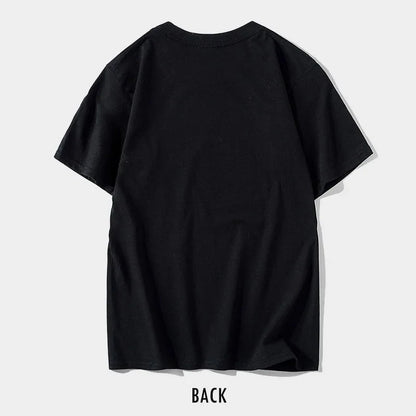 Mens Wrestling Print T-Shirt Summer 100% Cotton Casual Tees Tops