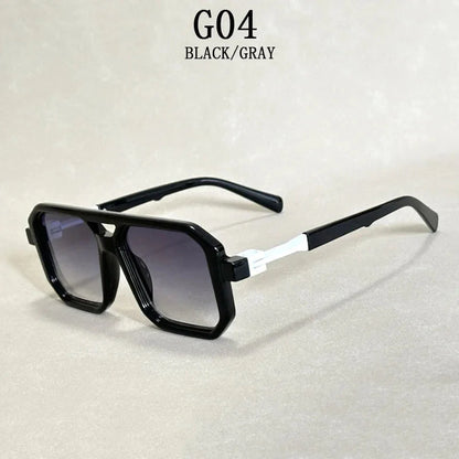 2024 Square Sunglasses For Men Vintage Fashion Glasses Sunglasses Women Trendy Dropshipping Shades Gafas De Sol Hombre Lunette