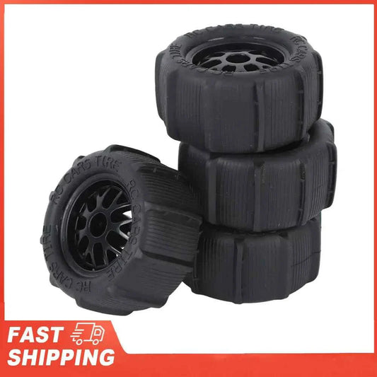 RC Beach Tires 1/14 1/16 1/18 Universal Rubber Plastic Good Grip Strong Cushioning RC Car Desert Wheels RC Desert Wheels