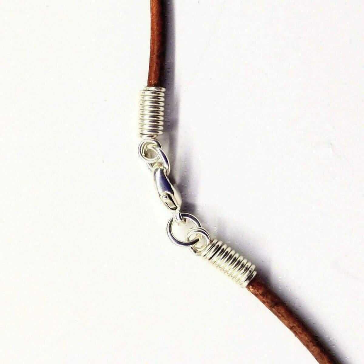 Silver Wrapped Light Amethyst Point Gemstone Necklace