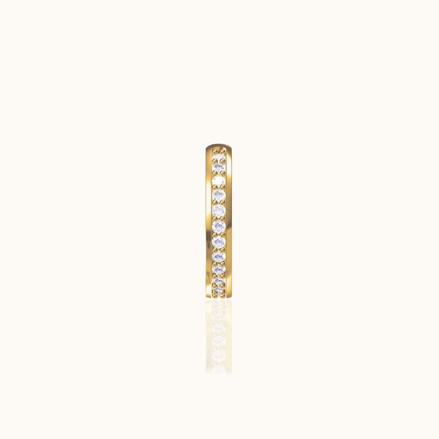 Single CZ Ear Cuff