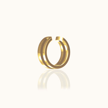 Single Double Layer Ear Cuff