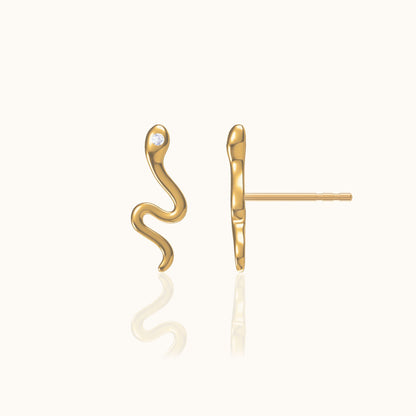 Snake Stud Earrings