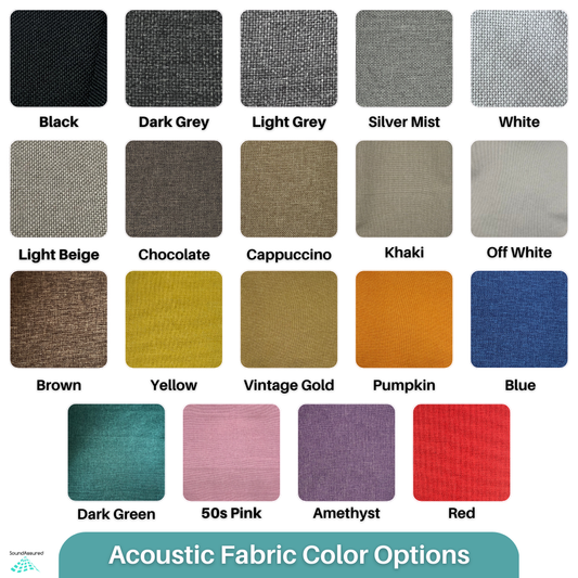 Dual Layer Acoustic Fabric for DIY Panels & Speakers