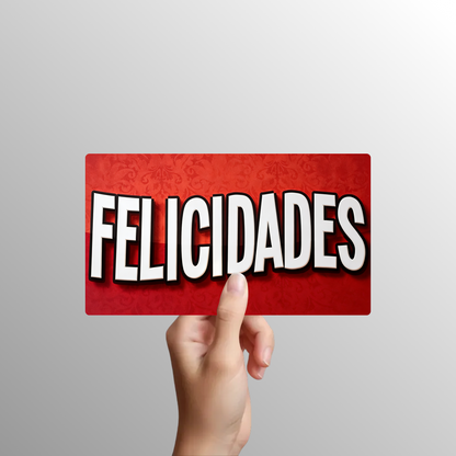 Spanish Fiesta Photo Booth Props - 6 Double-Sided PVC Signs