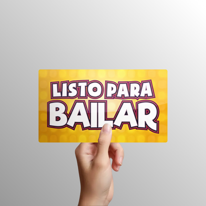 Spanish Fiesta Photo Booth Props - 6 Double-Sided PVC Signs