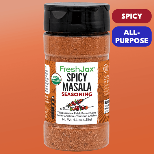 Spicy Masala Organic Seasoning – Low Sodium Indian-Inspired Spice Blend