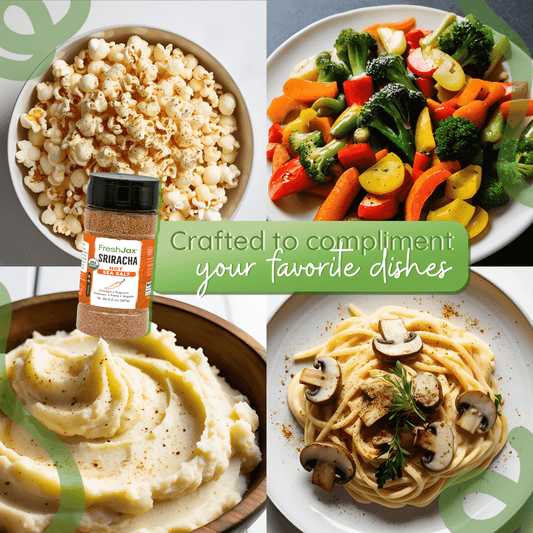 Organic Sriracha Hot Sea Salt Blend – Bold, Tangy Heat in Every Sprinkle