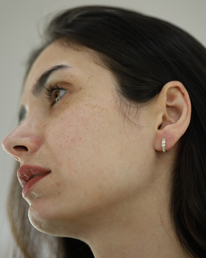 Baguette Cut Hoops
