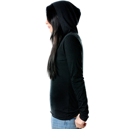 I Have Piercings You Can't See Black Tapered Long Sleeve Hoodie