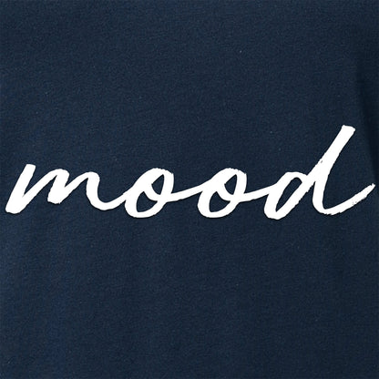 Mood Black Tapered V-Neck Tee Shirt