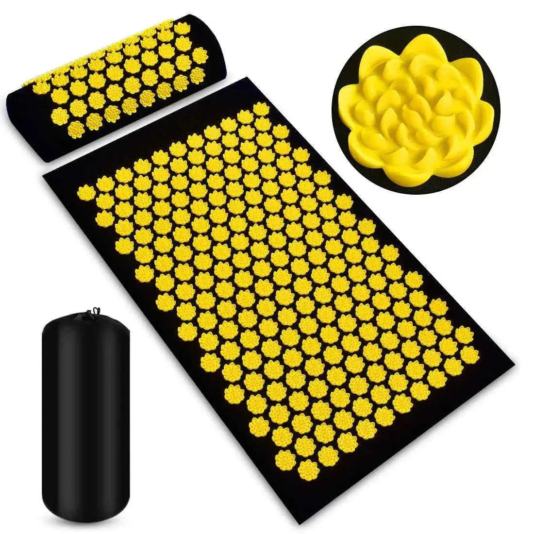Acupressure Massage Mat Set w/ Pillow