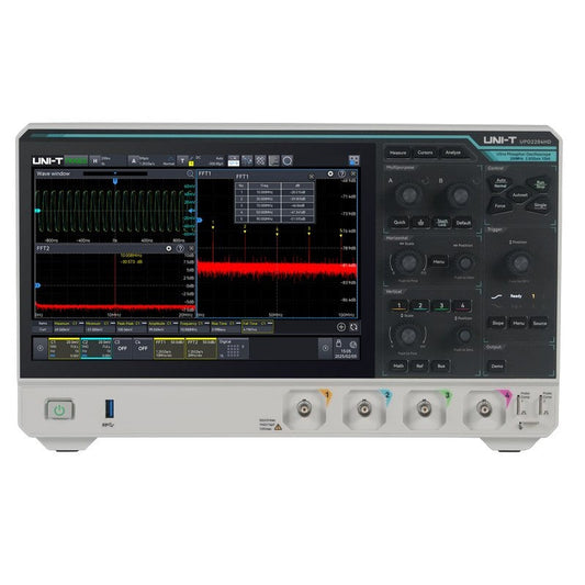 UPO2204HD 200 MHz 4Ch 12-Bit High-Resolution Oscilloscope