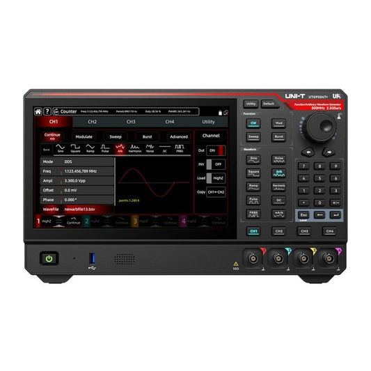 UTG9354T+ 350 MHz 4Ch Elite-Series Arbitrary Waveform Generator