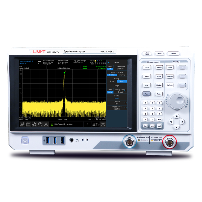 UTS3032T+ 3.2 GHz Spectrum Analyzer with Tracking Generator