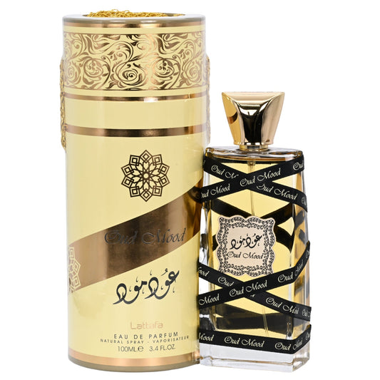 Lattafa Oud Mood Unisex Eau De Parfum Spray 3.4 oz