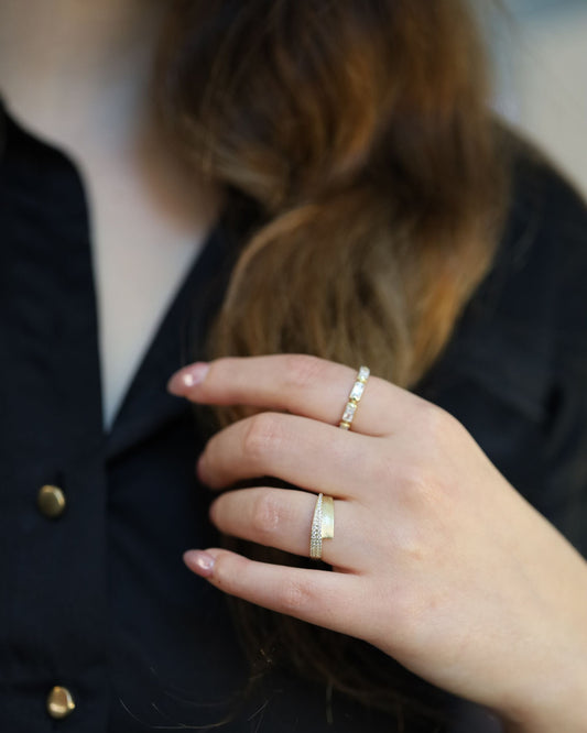 Matte Comet Ring