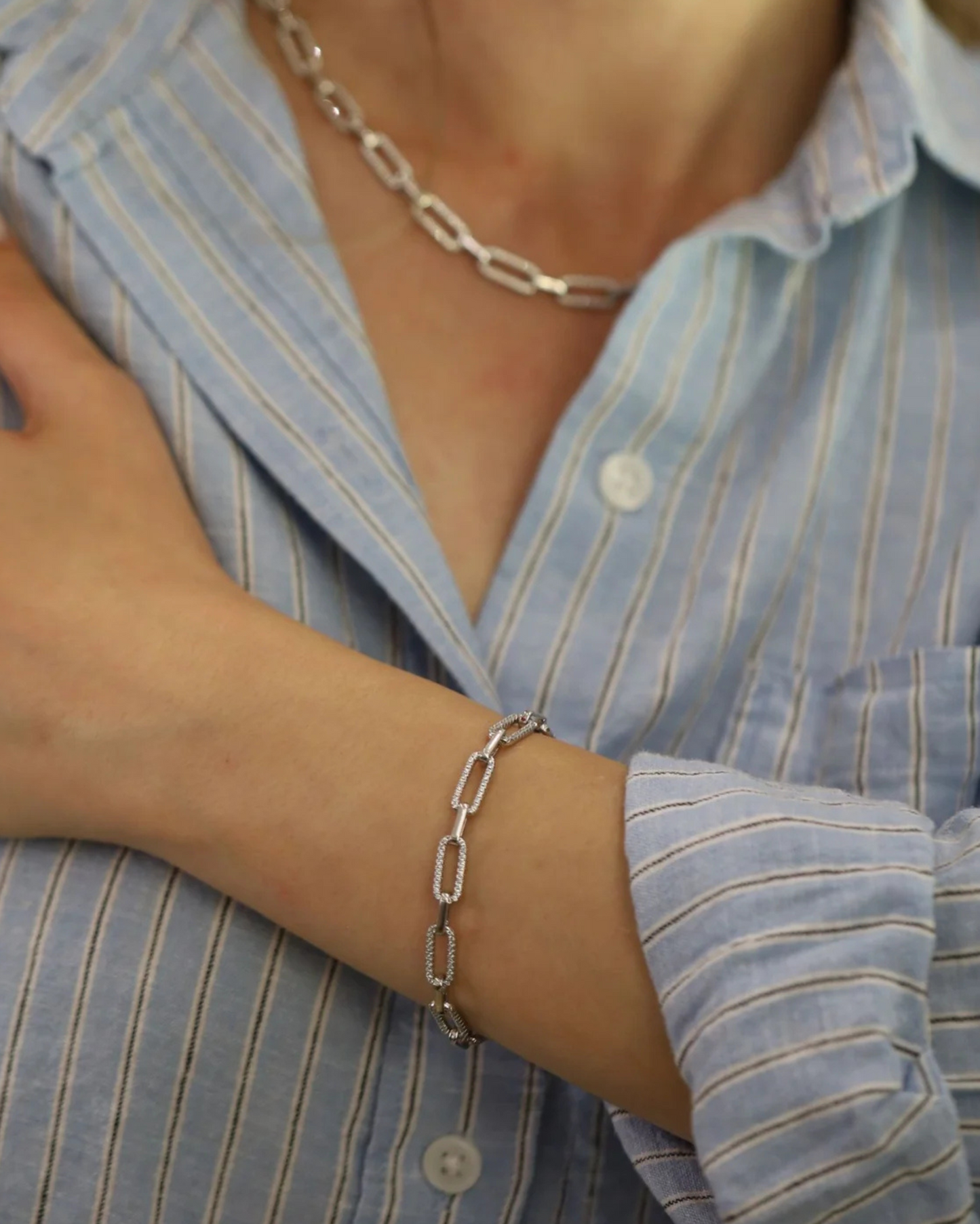Victorian  Paperclip Bracelet