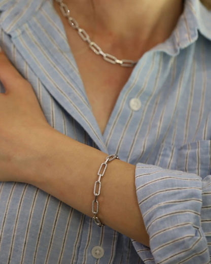 Victorian  Paperclip Bracelet