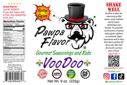 Pawpa Flavor VooDoo - Spicy Cajun