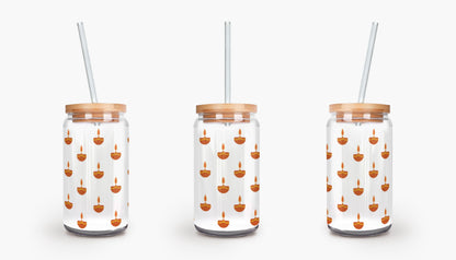 Diya Glass Tumbler – Glow Up Your Sips with Festive Charm