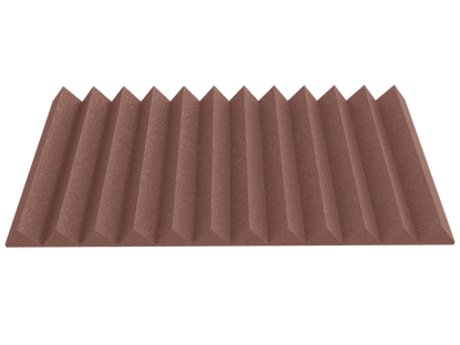 4 Inch Acoustic Foam Wedge Style Panels - 13 Color Options