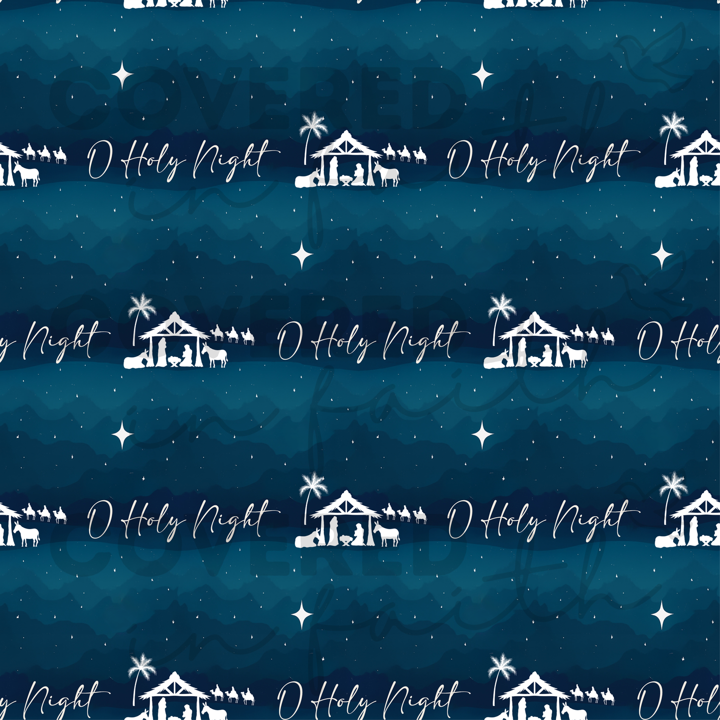 O Holy Night Crushed Velvet Blanket